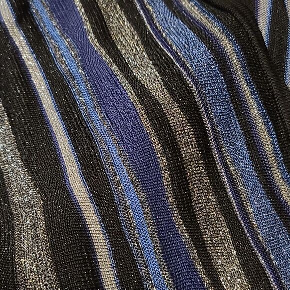 Laundry by Shelli Segal Metallic Knit Dress Small - Picture 6 of 6